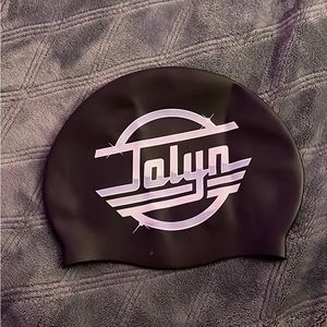 Jolyn Clothing Black Swimming Cap